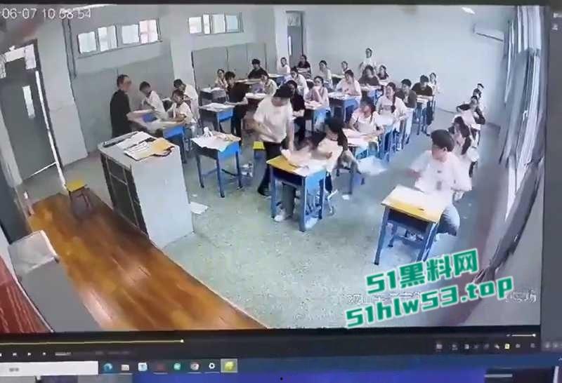 山东邹城一中高考考场，小伙因答不出题自暴自弃发狂撕毁多人试卷，监考老师都懵逼了！！！-3