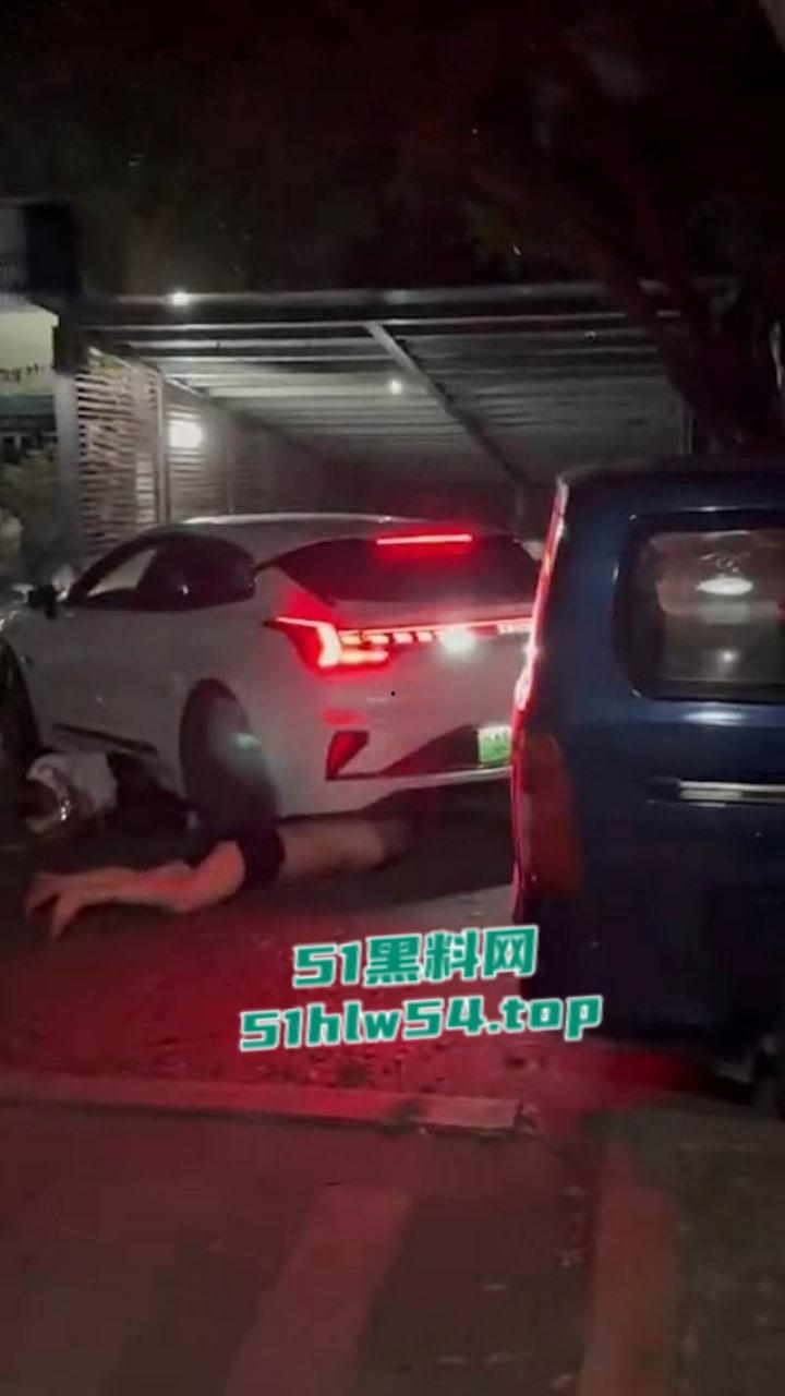 全网疯找现场视频，重庆巴南融汇半岛，白色私家车鸣笛引发路人不满被指责，后冲撞民众反复碾压致1死4伤！-2