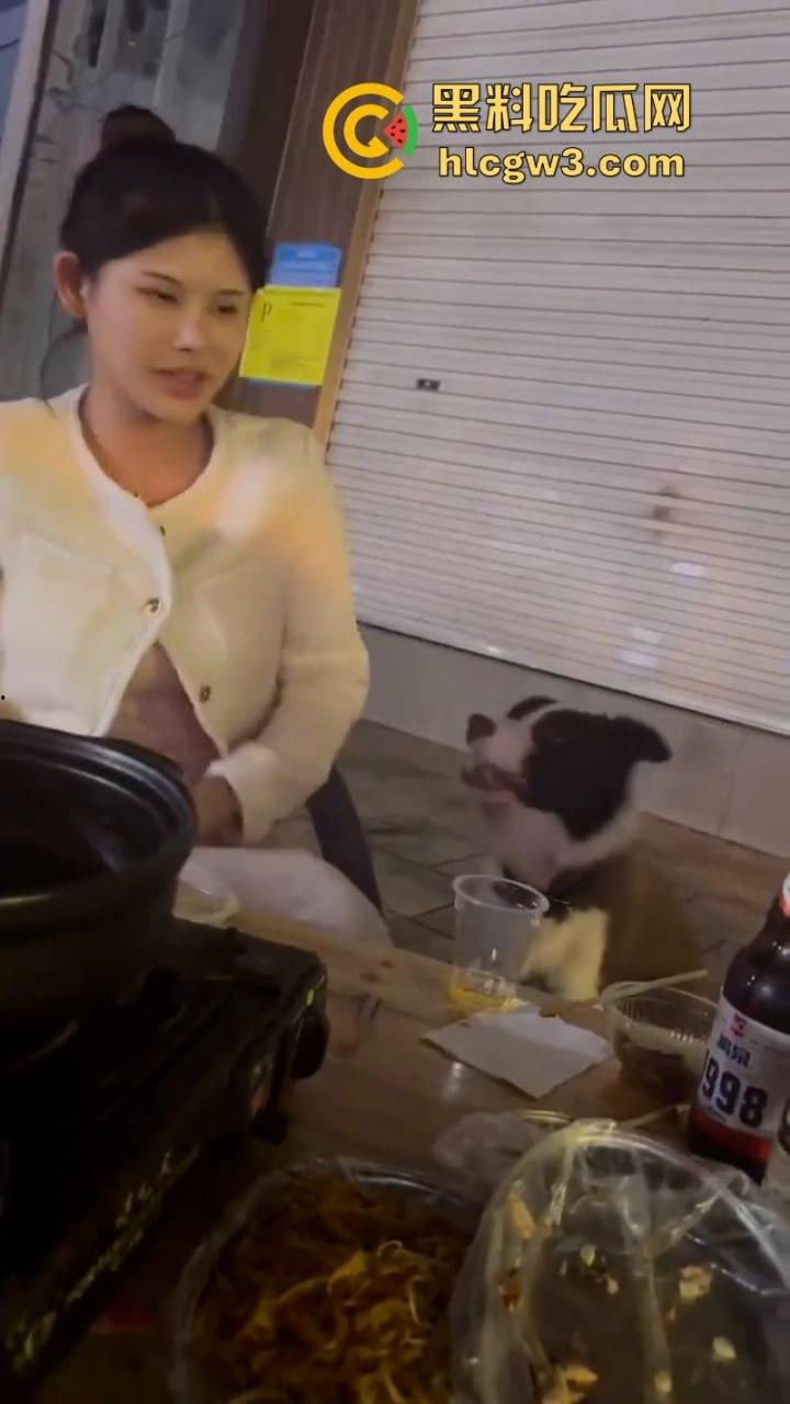 狗子发情当众操“妈”  大庭广众之下抱腿突击！美女吓得抱头躲避 在家没少干吧？-2