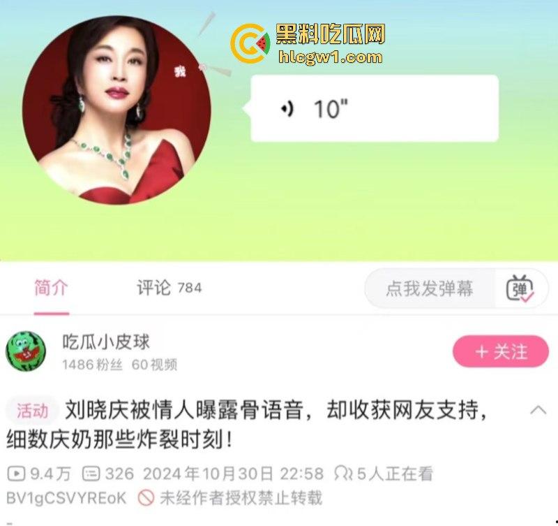 刘晓庆 前男友因涉嫌遭到威胁后报警 再曝刘晓庆“虎狼之词”-1