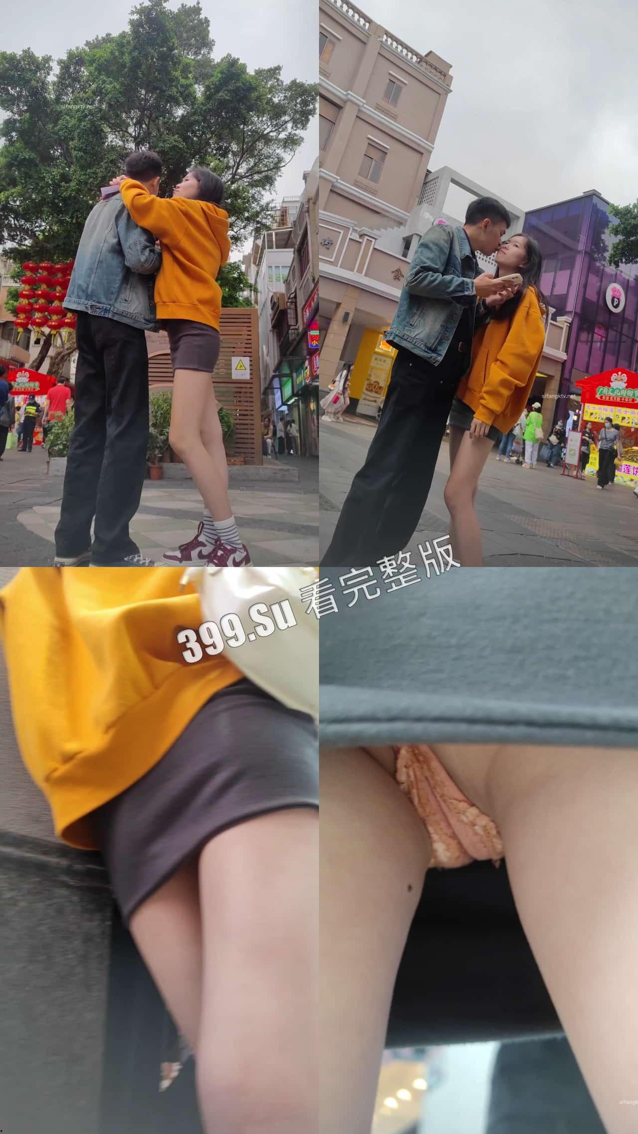 偷拍抄底 无孔不入 跟踪街拍美女 强行抄底  （商业街，女厕所，漫展，女主播 ， 男友在身旁也照拍不误） (四)-7