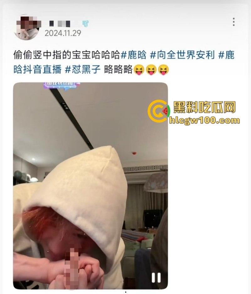 顶流明星【鹿晗】抖音直播竖中指 粉丝质疑飙脏话怒怼黑丝 这还是小仙女们追捧的无法复制的初代顶流吗！-6