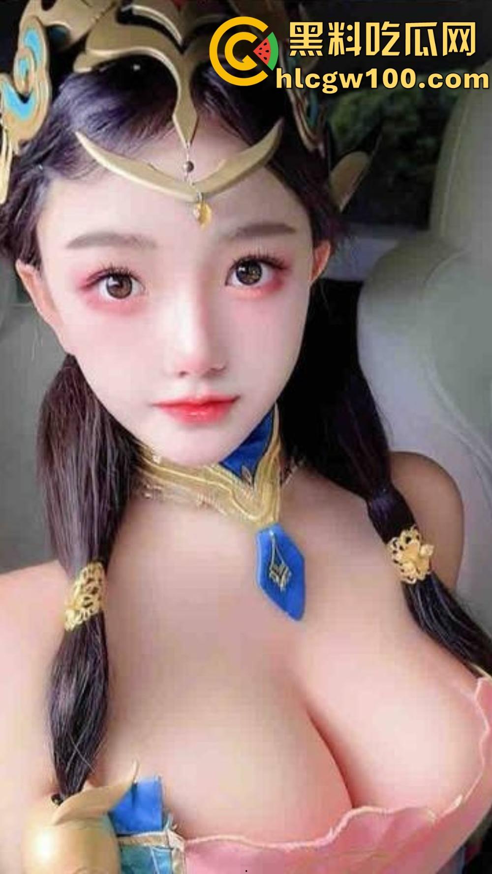 王者荣耀杨玉环奶量爆表，COS妹子大奶子乳交新玩法，这波操作真的很开门，奶妈果然不是白叫的！-2