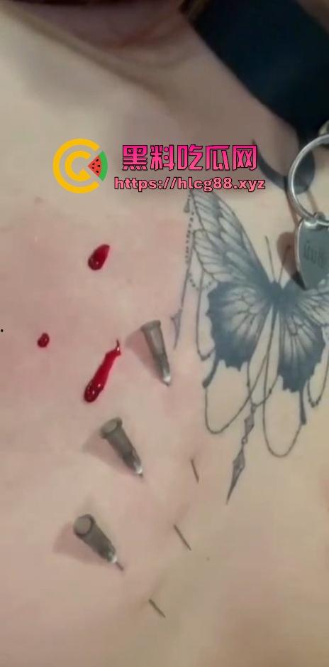 南京亚文化骚货『田凝熙』操贱无敌，外网卖白虎逼照玩非主流，针扎奶子自残血流成河！-19