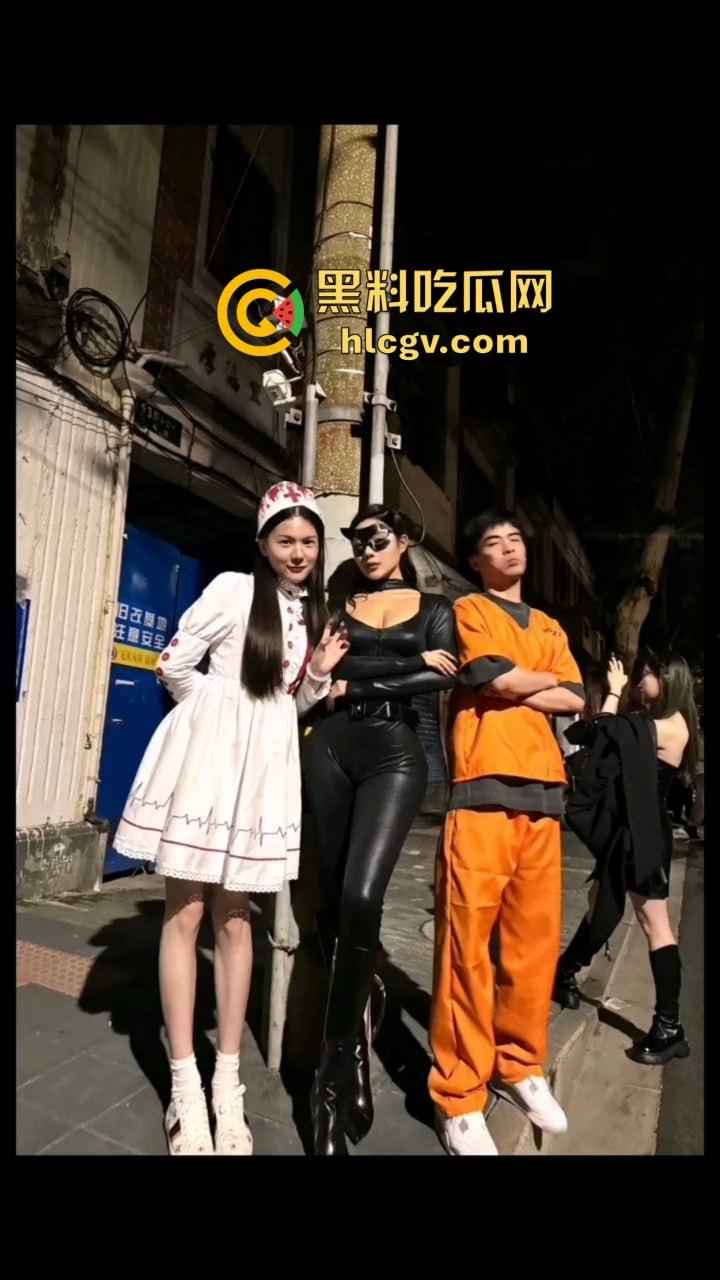 魔都万圣节夜晚骚鸡满街遍布，COS服装养眼又勾魂！上海这波夜生活『许文强』都说真香！-22