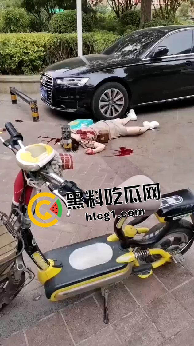 河南大瓜！安阳凶杀案 路边男子持刀报复社会当场捅死女子 外卖小哥记录下全程 视频流出-1