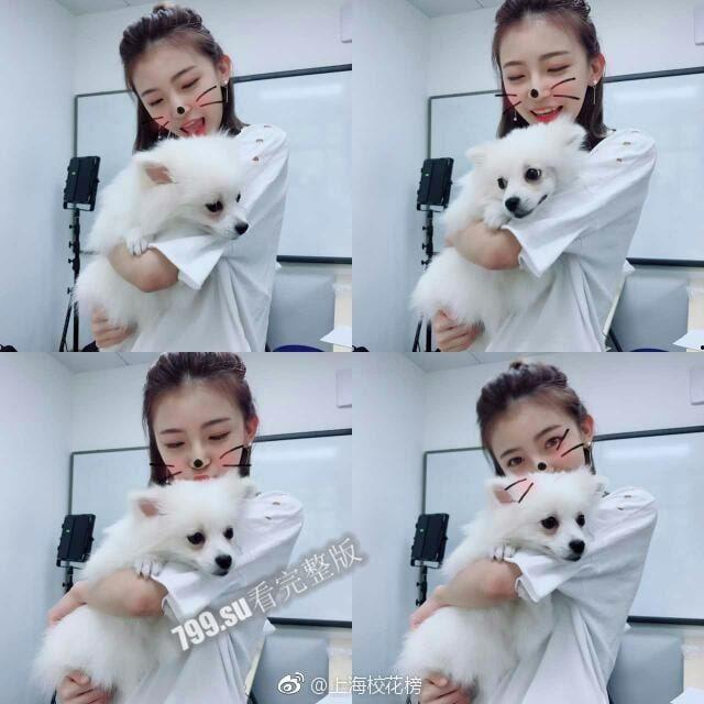 上海校花陈祎 上海师范大学 谢晋影视艺术学院 2015 级播音主持专业 性爱视频泄漏 表情极其销魂-5