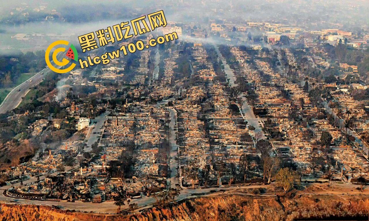 大规模火灾！美国加州山火肆虐，洛杉矶等多地区大火，富人区豪宅化为灰烬！直击火灾现场！-7