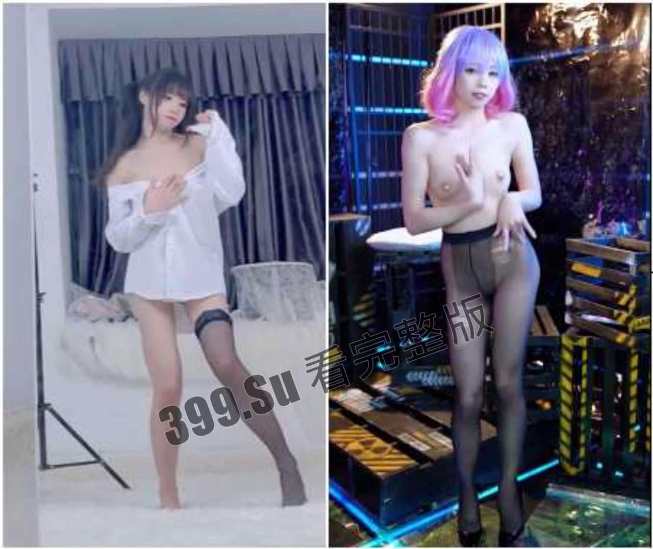 原B站舞蹈区17W粉up主 后转战推特当福利姬 （黏黏团子兔 兔叽桃奈奈 咬一口兔娘）土豪独享版  私人定制裸舞-3