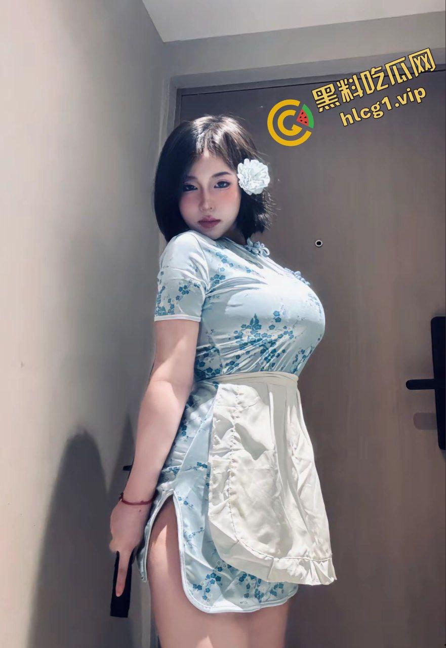 抖音超级大雷女网红『一杯辣条』与宠物狗激情！裸露会员门槛私拍流出！-4