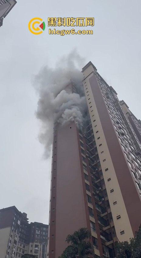 四川乐山峨眉维多利亚小区突发火灾,火灾具体什么原因引起的待确定中，出门在外一定要做好防火。-9