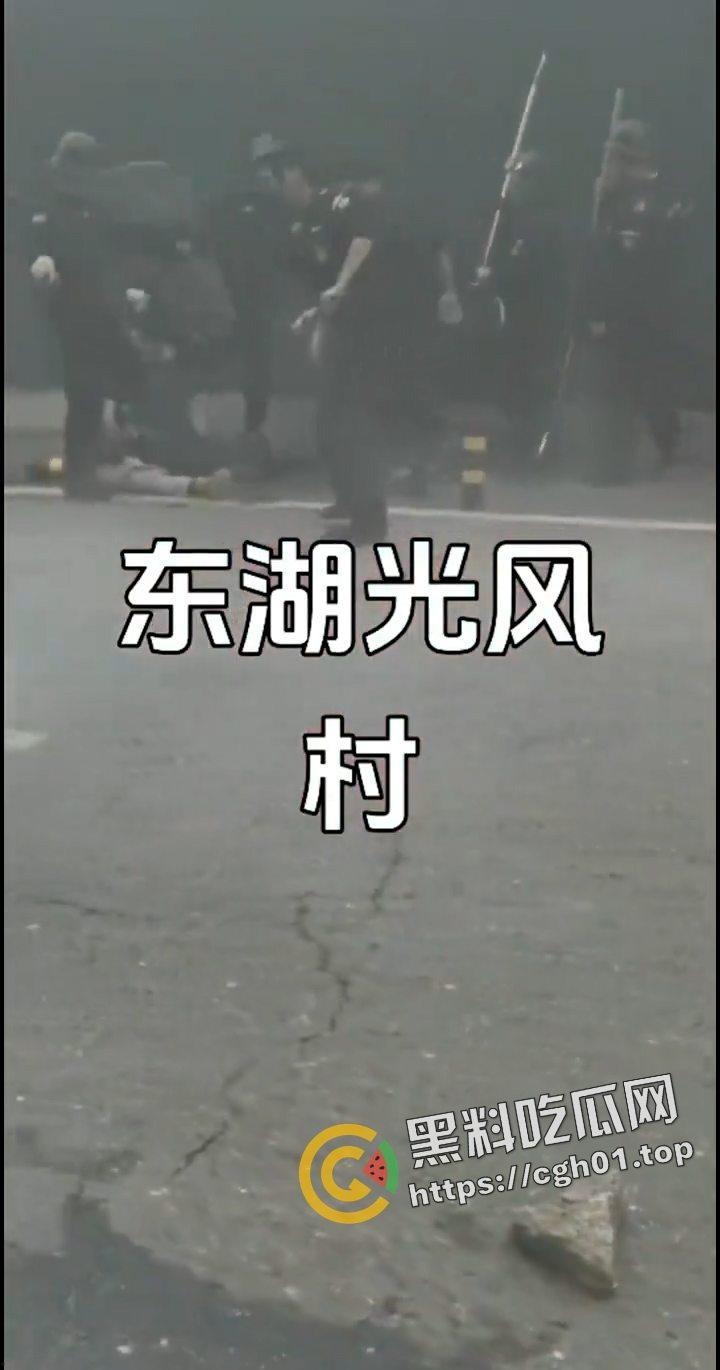 武汉东湖风光村强拆事件！拆迁队和村民大混战 警察在一旁无动于衷 相关话题全网删除 现场视频流出-2