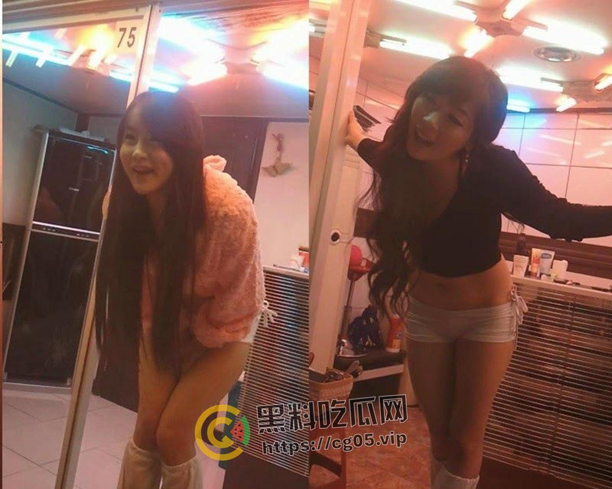 经典永流传！韩国红灯区偷拍 甜美妹子做全套 气氛暧昧 妹子笑起来太甜了 身材也好-1