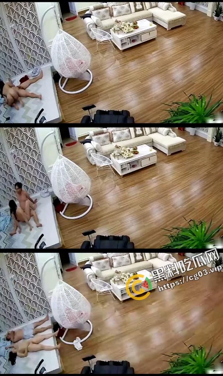 炸裂瓜！破解有钱人家得的网络监控  混乱的性关系毁人三观！男主人和老婆的瑜伽老师  还有丈母娘都有奸情！-3