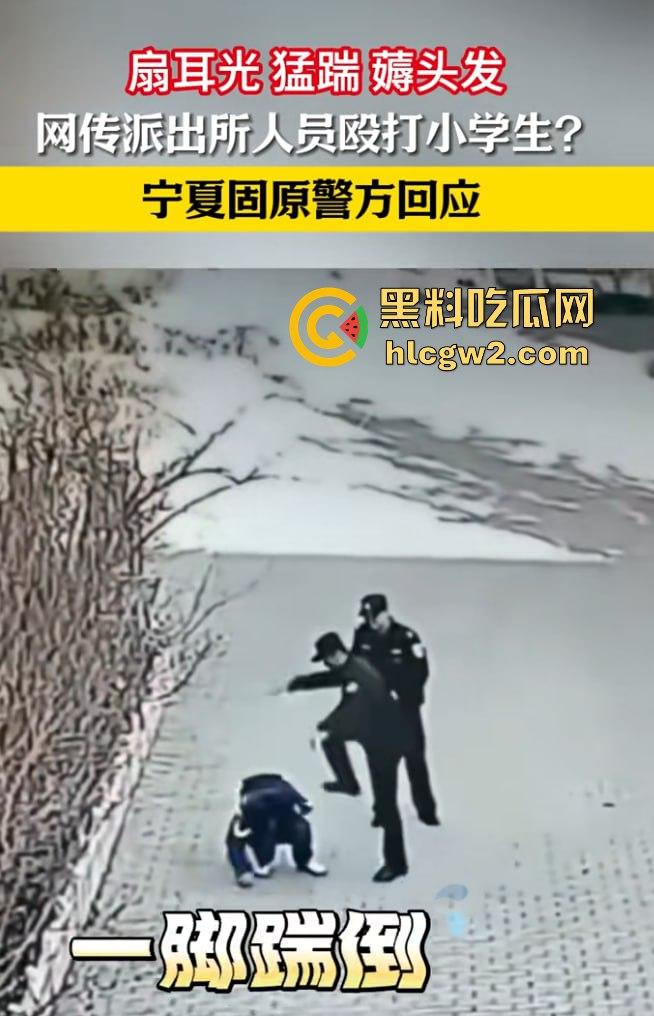 网传宁夏固原市张易镇派出所执法人员突然殴打12岁小学生 事件迎来反转 原来是霸凌惯犯，警察还打轻了！-4