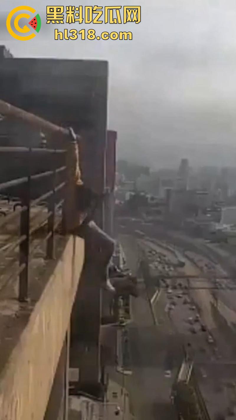 巴西男子跳楼现场，因所要医疗保险无果，直接跑到保险公司楼顶，几番犹豫后一跃而下！-5