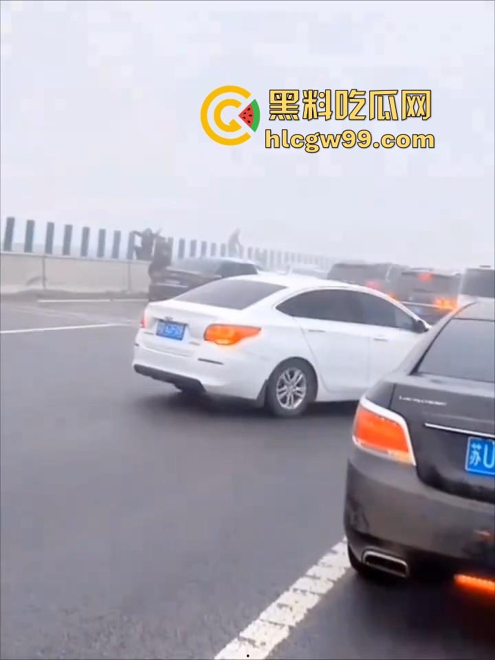 台辉高速黄河大桥段发生多车相撞，事故原因雪天 大雾 路面结冰，春节返程高峰，谨慎驾驶！-5