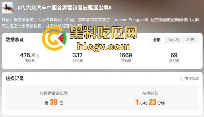 因吸食可卡因，大众高管遭中国驱逐！外交部强硬表态：外国人在华违法零容忍！-8