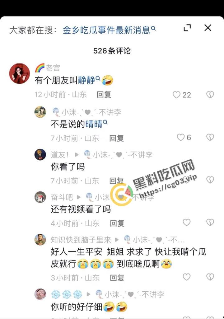 山东济宁 金乡的语音瓜  【花映映】出品《俺有个朋友叫静静》 字幕版 瓜友们放心食用-2