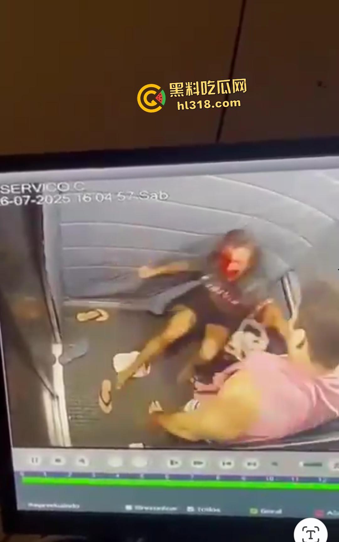 巴西前篮球明星伊戈尔·卡布拉尔化身暴徒！电梯内狂殴女友60拳，面骨粉碎血溅当场！-4