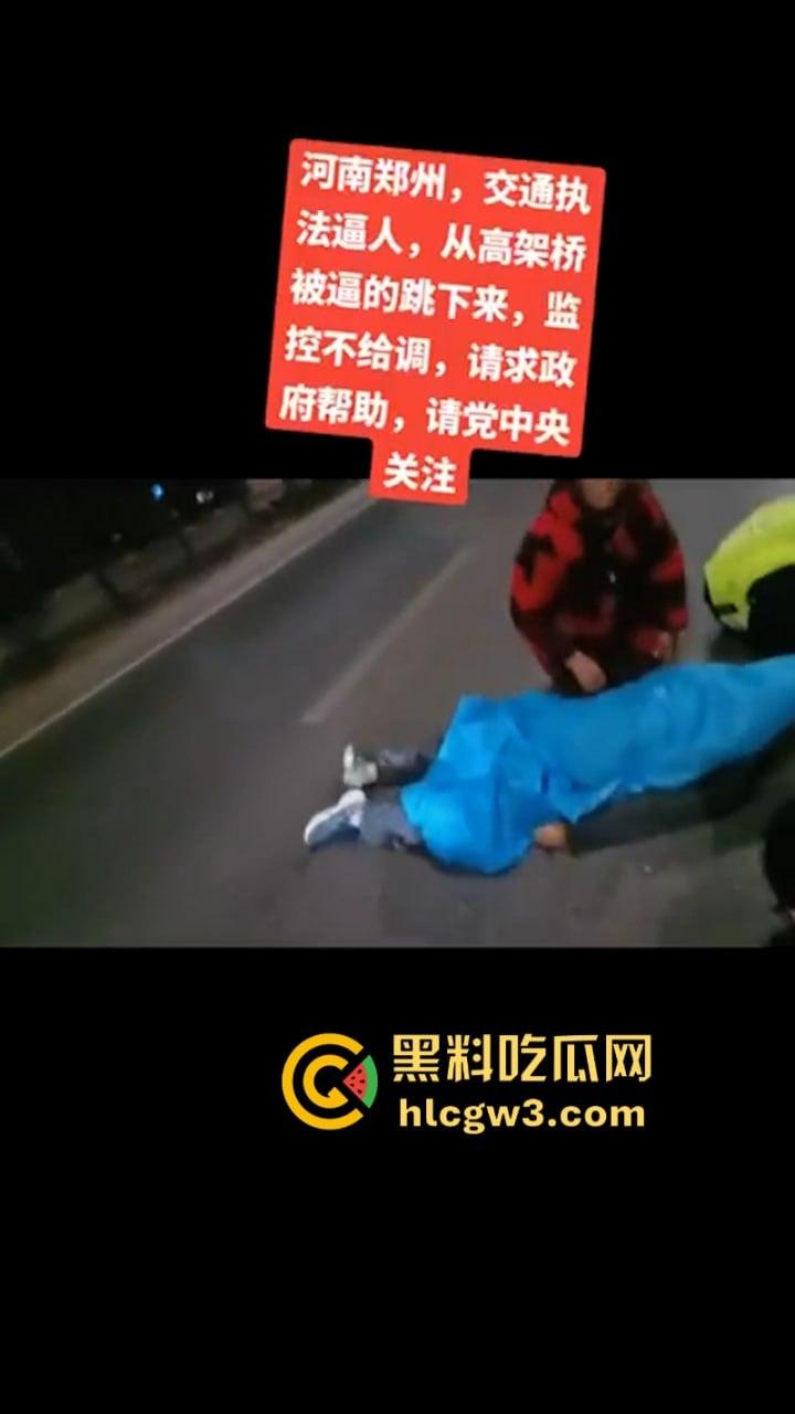 河南货车司机遭交警截停冲动跳桥 直接落地成饼 交警当场懵逼 却被曝出司机老婆才是罪魁祸首？-7