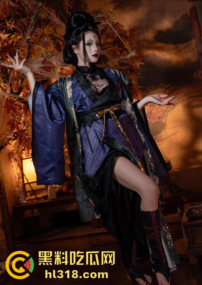 B站尤物女神【Yiko湿润兔】又名咬一口兔娘，最新私拍福利，COS蜘蛛精四妹，大尺度私拍视频流出！-6