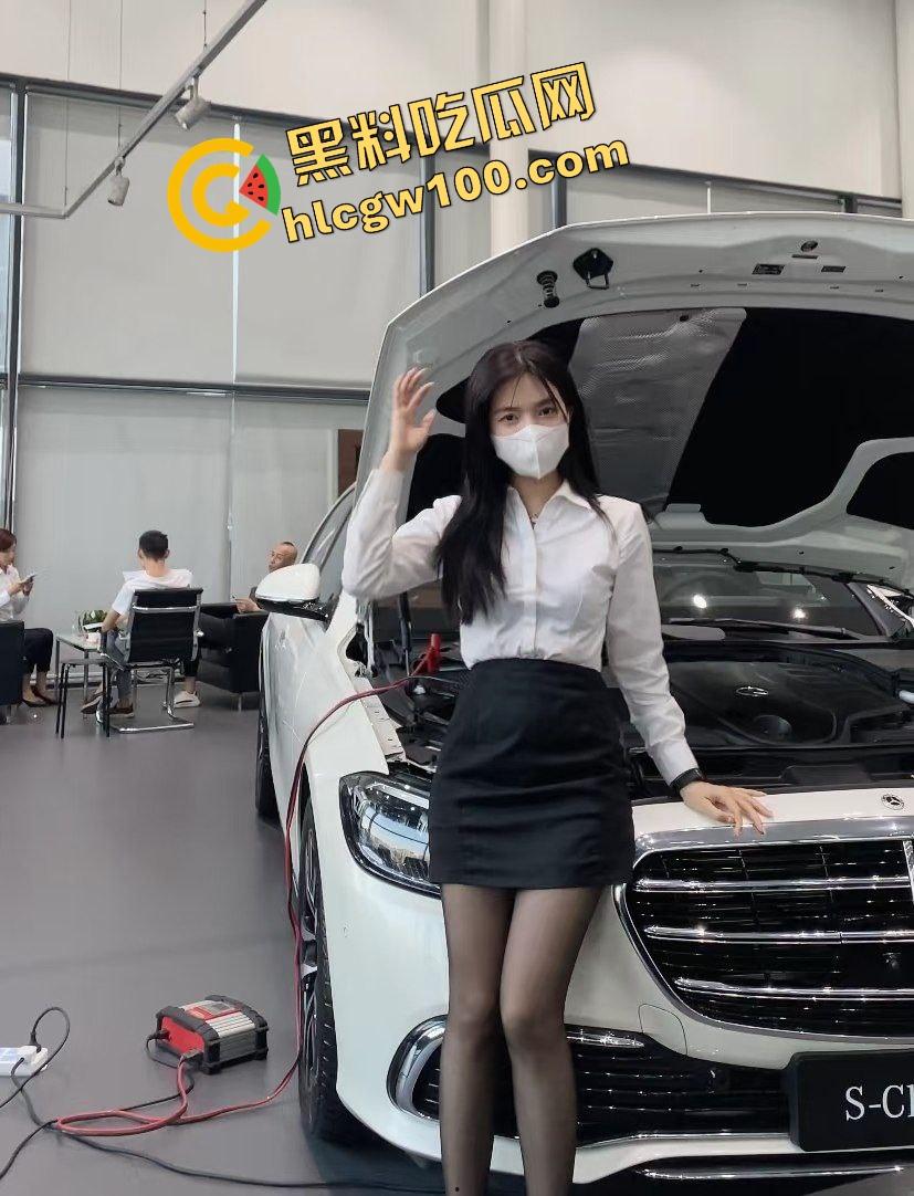 抖音红书广州奔驰销售【卢甜甜】勾引顾客约炮土豪哥，黑丝骚臀暴力后入骑乘榨精！原创独家曝光流出！-3