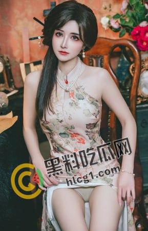 绝美身材大V 鹿八岁baby 旗袍定制私拍现场 极品的身材 绝美的脸蛋 妖娆加妩媚的曲线 真是太顶了-17
