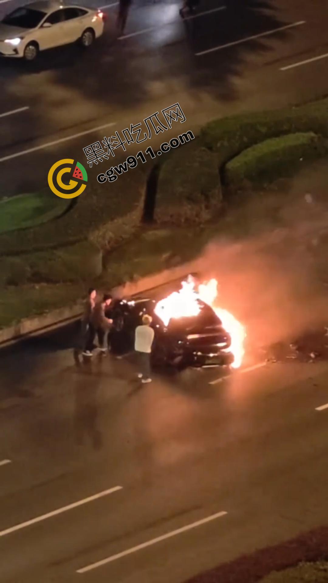成都天府大道惊魂夜：醉酒小米SU7车主酒驾撞绿化带，瞬间火光冲天，车主活活烧死，雷军粉丝掉粉29万-2