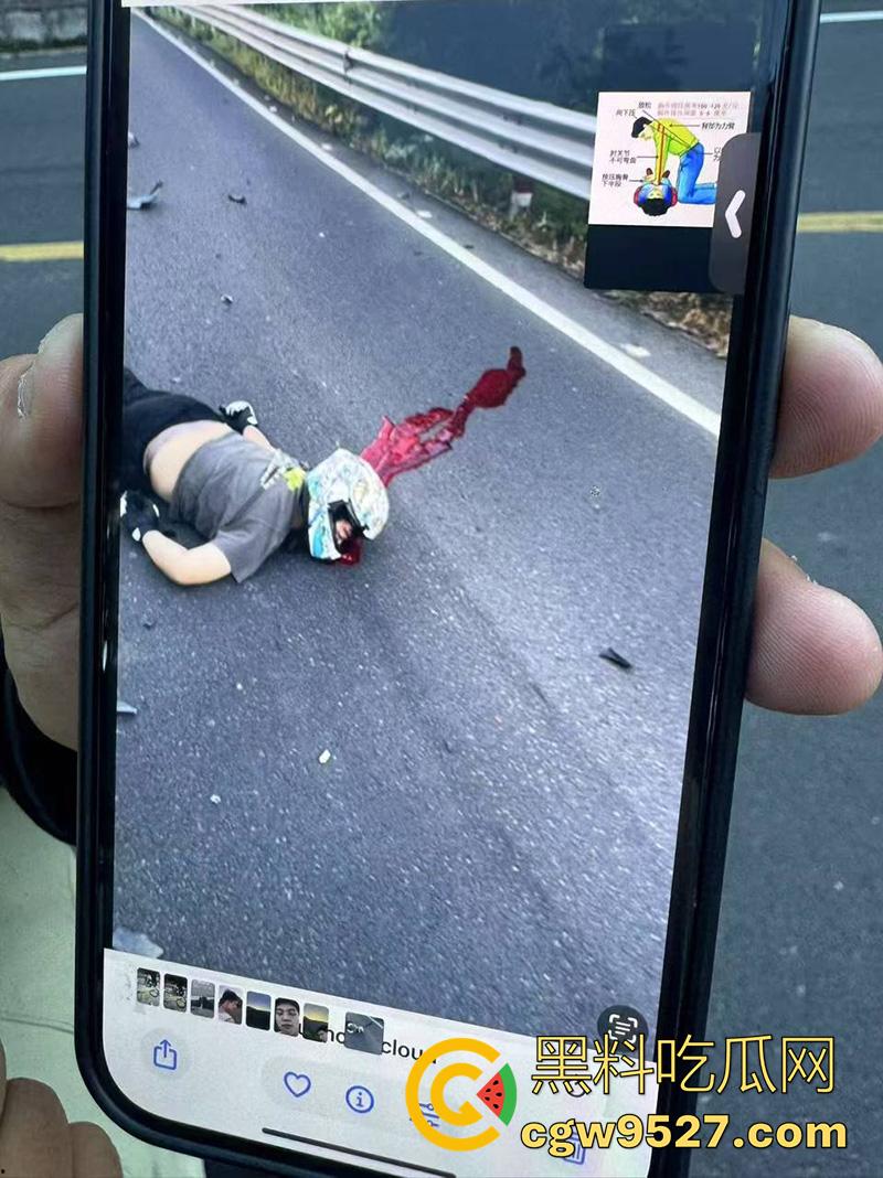 浙江宁波四明山，又一骑手陨落，不到16的少年，无证驾驶压弯失败，车毁人亡满地鲜血！-11