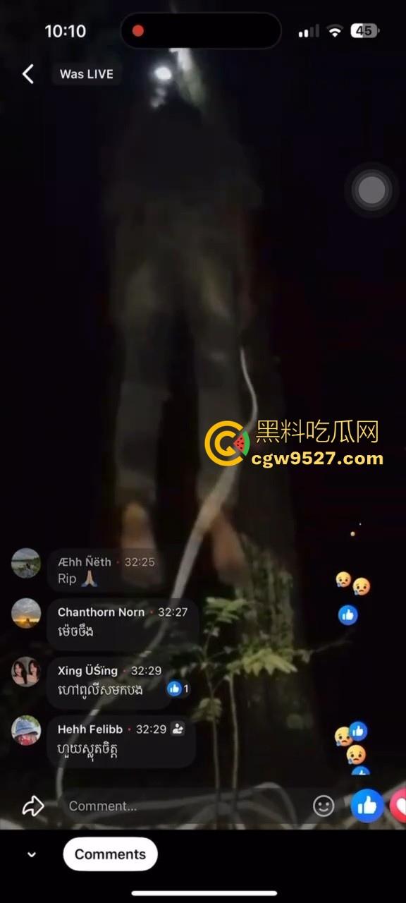 柬埔寨主播Facebook直播上吊，和女友分手导致的，年纪轻轻因感情想不开，也是个狠人！-7