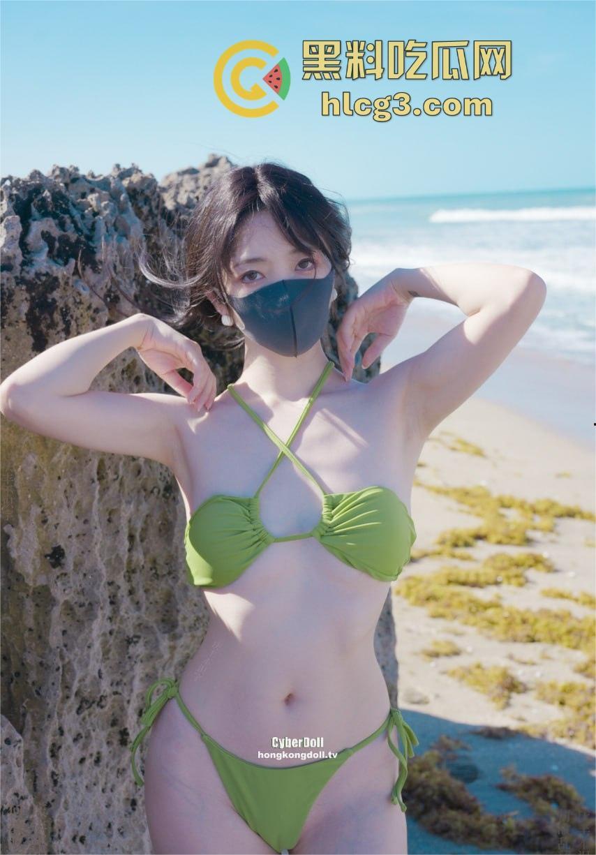HongKongDoll「玩偶姐姐 」清凉夏日全纪录！沙滩边激情性爱曝光，萝莉女神福利姬最火热瞬间！-3