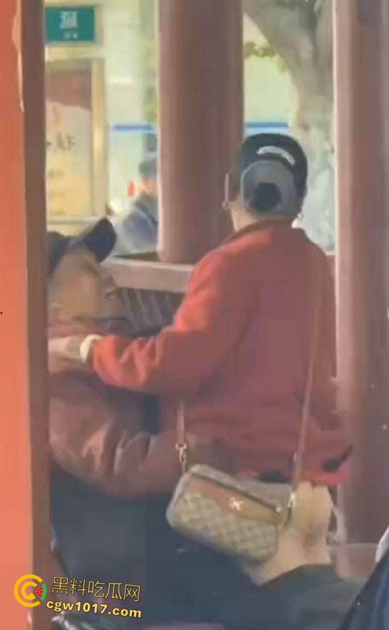 大白天凉亭活春宫，红衣大妈脱裤骑大爷，女上位啪啪响场面极其辣眼睛，大爷满脸春光，围观老头脸都红爆了 ！-5