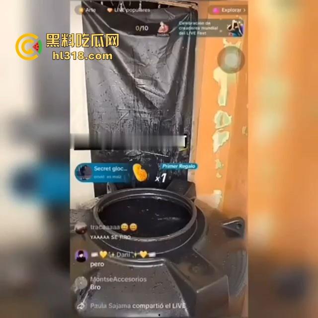 TikTok博主直播事故，为了吸引观看量想悬挂在水面上，结果卡在桶里，他在成千上万的观众面前淹死了。-8