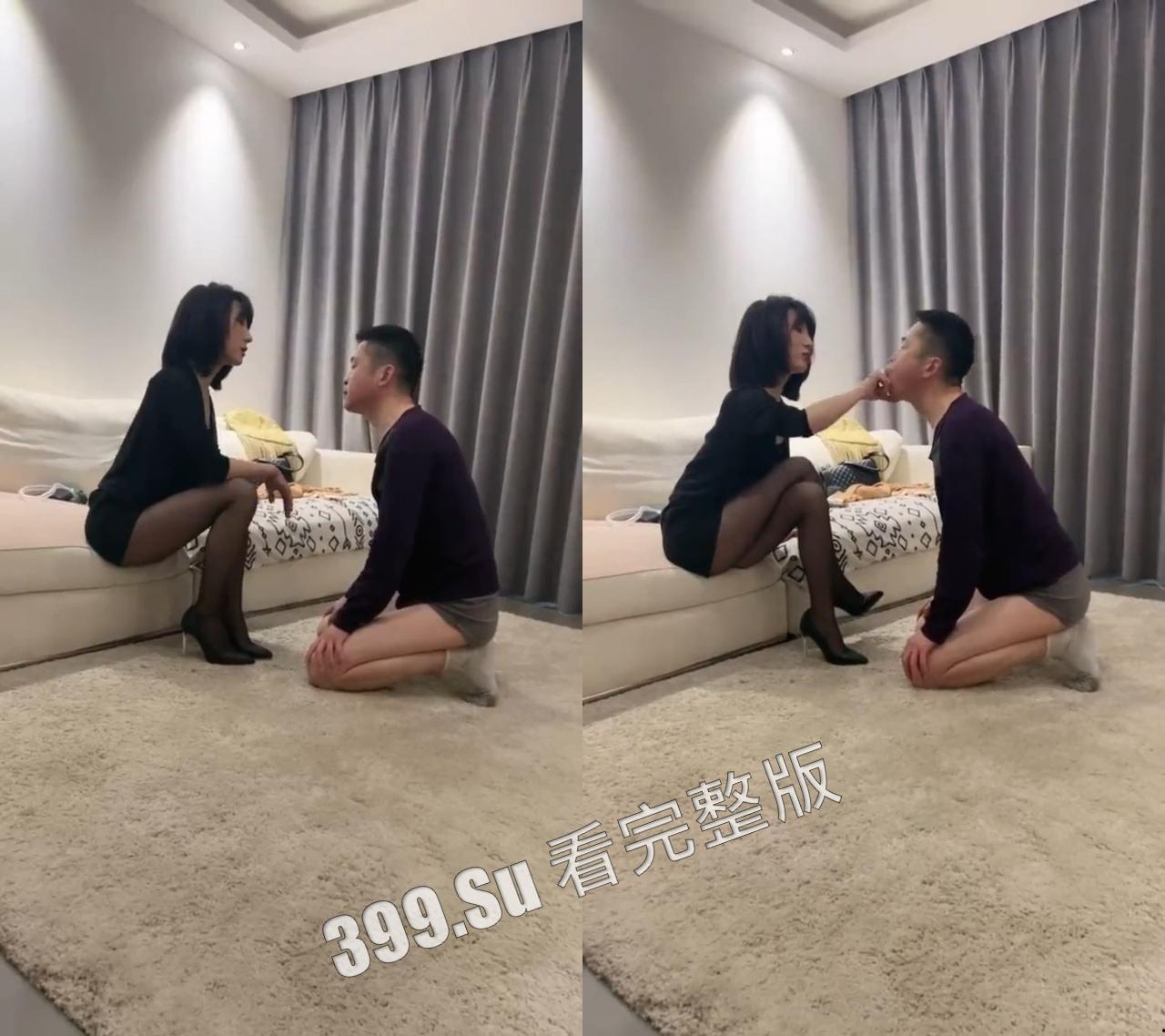 受虐公狗篇 M男的欢乐时光 就喜欢被主人调教  挨耳光 牵狗链 喝尿 撩阴脚 各种言语侮辱（不喜勿入）-2