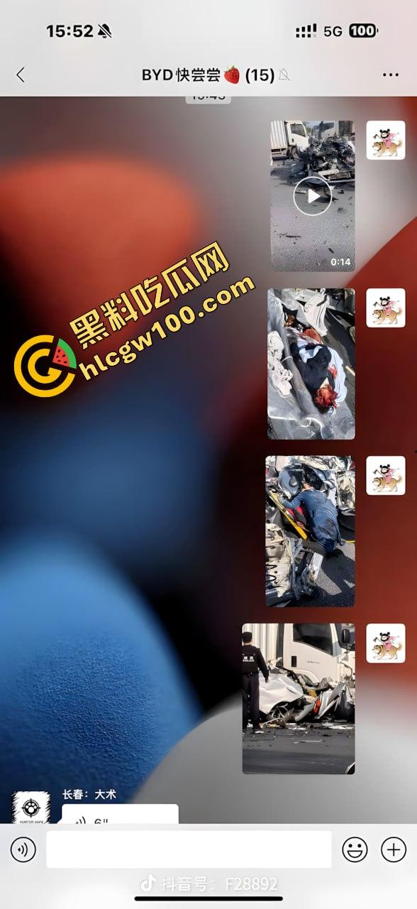 胆小勿入！广东河源比亚迪-元失控120码直撞大货车瞬间解体，女司机头都压碎了！-8