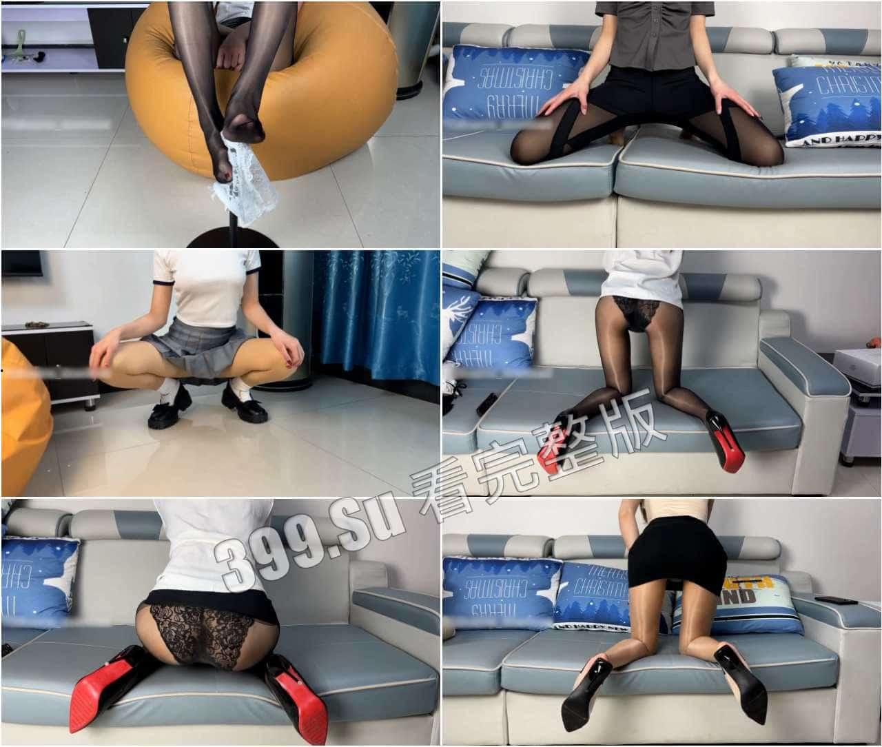 抖音20+W粉 白龙猫女  160多部微密圈视频合集（全网最全）  足控丝袜爱好者必看-19