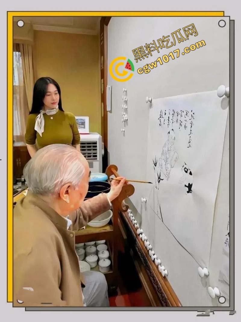 87岁书法大师【范曾】惊爆婚内出轨丑闻：最强心机婊【徐萌】一夜洗劫数十亿财产，黑历史被扒出轨视频全网疯传！-7